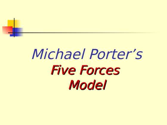 5 forces