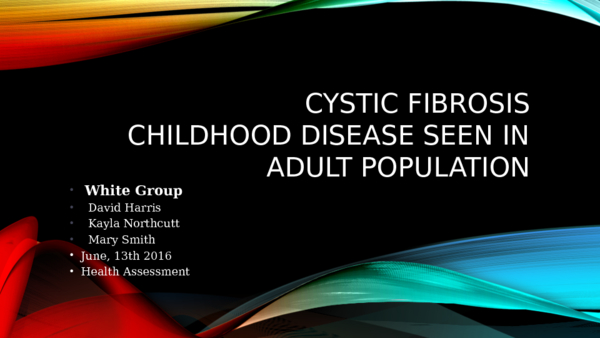 CLC Cystic Fibrosis week 4 ppt