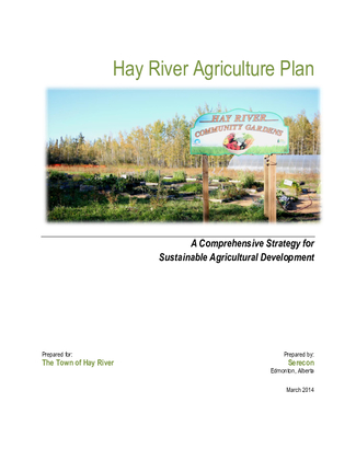 Town of Hay River Agriculture Plan