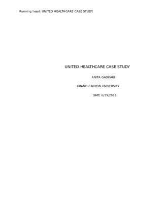 UNITED HEALTH CARE