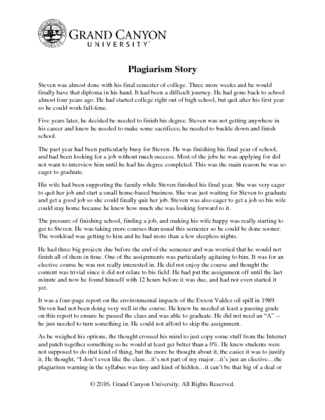 UNV103 Plagiarism Story (1)
