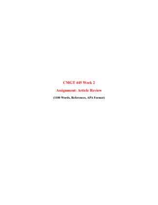 CMGT 578 UOP Course Tutorial/cmgt578dotcom