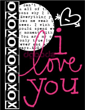 Printable Love Card front