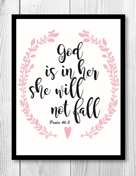 God is With Her Printable