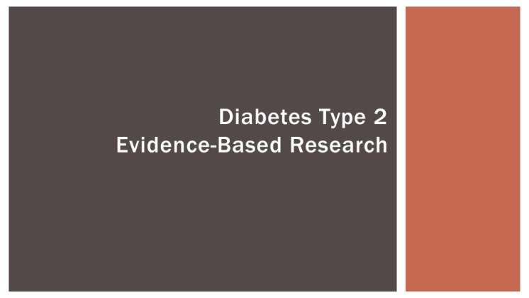 Diabetes type 2 research ppt   pathophysiology power point