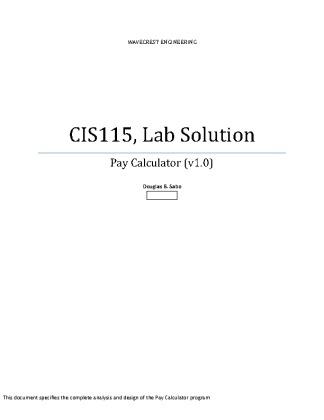 cis115 week2 lab SABO