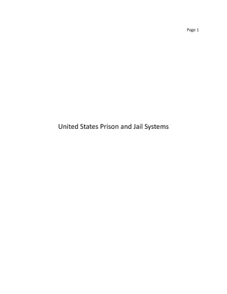 CJA 204 Prisons and Jails