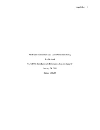 CMGT 441 Week 4 McBride Financial Policy Paper[1]