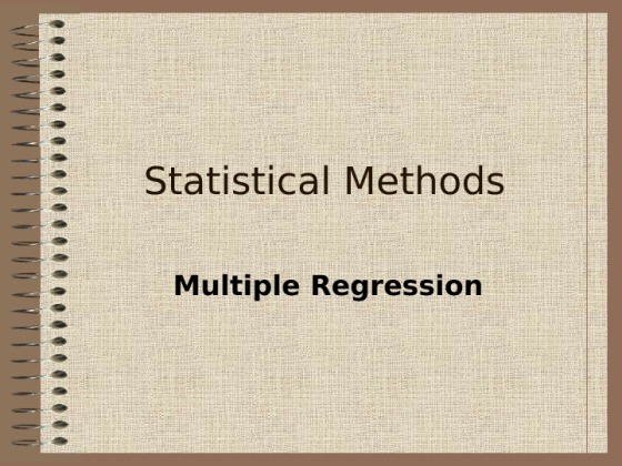 fin325 multiple regression