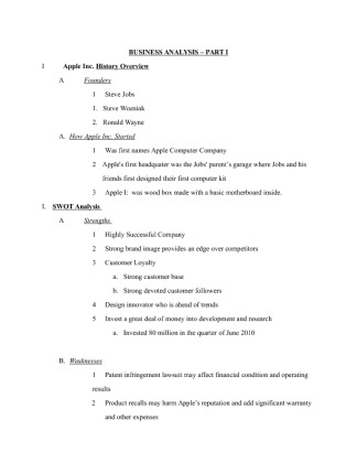 MGT 521   WK 4   Individual Assignment Outline
