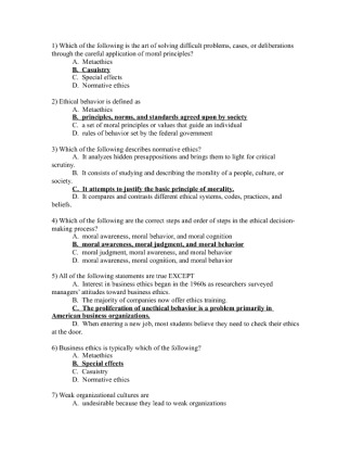 MGT216 Final EXAM  24 questions   Sample 1