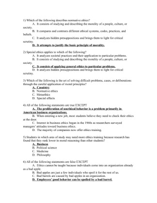 MGT216 Final EXAM   24 questions   Sample 2