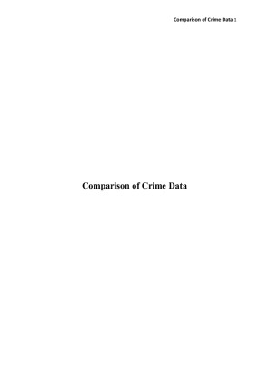 13 CJA 323 Week 1   Crime Data Comparison (800 words   APA  References)...