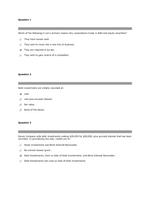 ACC 291 Week 3    Chapter 12 Practice   Quiz 1