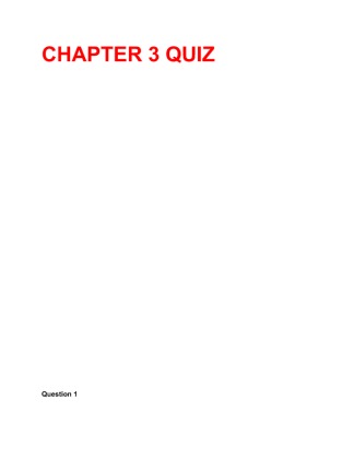 ECO 561 Chapter 3 Quiz (UOP Course)
