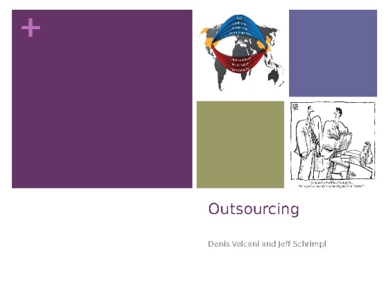 PHL 266 Assignment Paper on Outsourcing