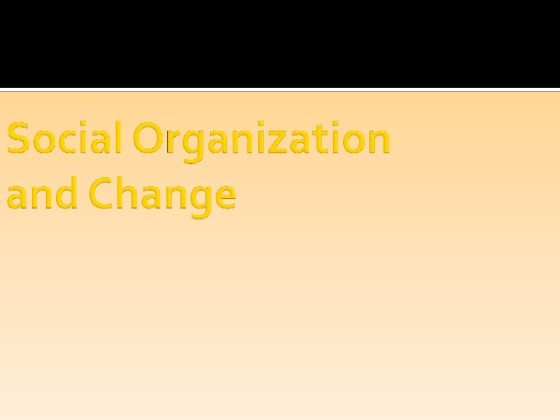 REV SOC 100 Week 5 LT Assignment Social Organization and Change...