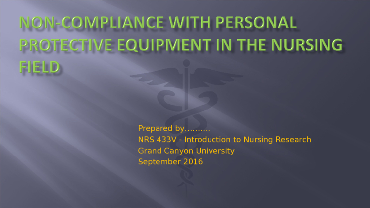NRS 433V Week 5 CLC Assignment; Evidence Based Practice Presentation...