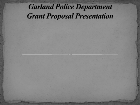 CJA 453 Week 5 Grant Proposal Presentation 894922445