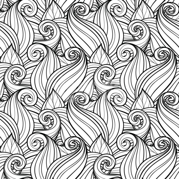 Adult Coloring Pages Abstract Designs