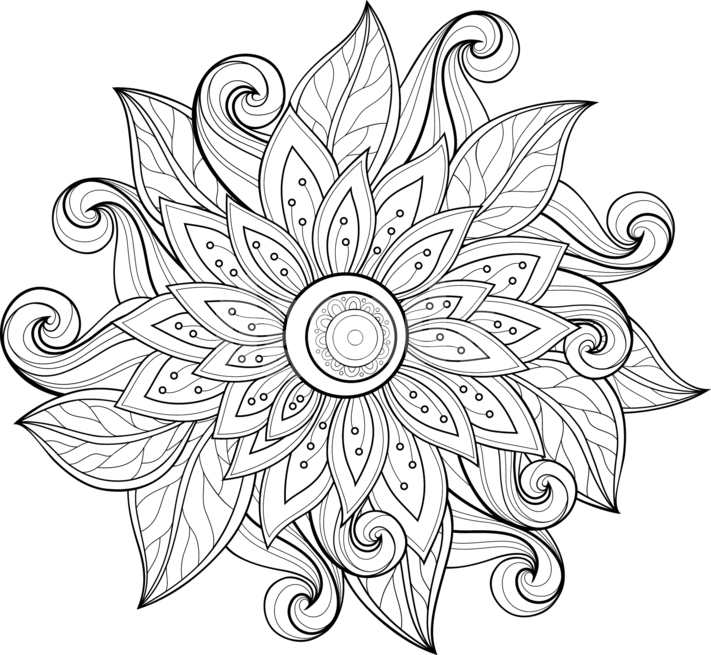 Adult Coloring Pages Nature Theme