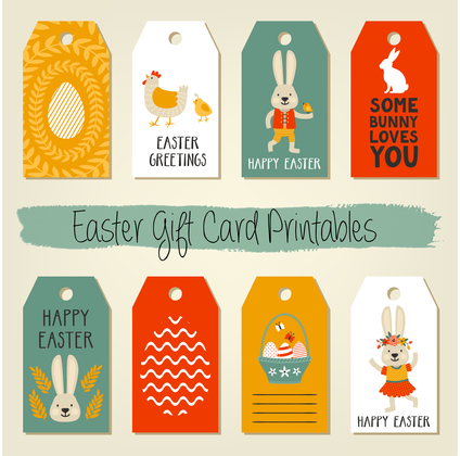 Easter Gift Card Printables