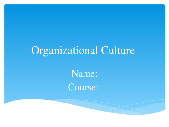 NRS-451V Week 4 Organizational Values Presentation