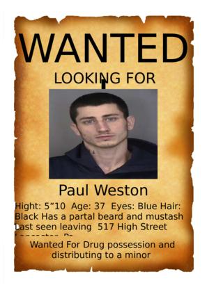 wanted poster template