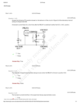 DeSireo PHY 2054L OE Prelab when the capacitor charge q is positive,...