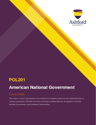 POL 201 Week 5 Final Paper - Americas Democracy: Your Report Card