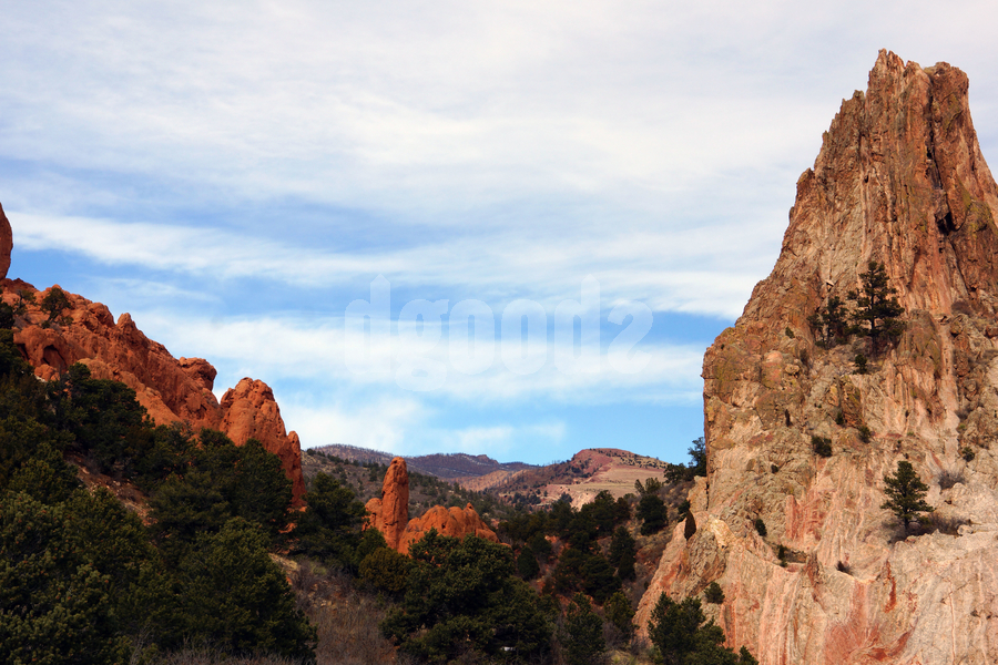 Enountering Bluffs stock photography