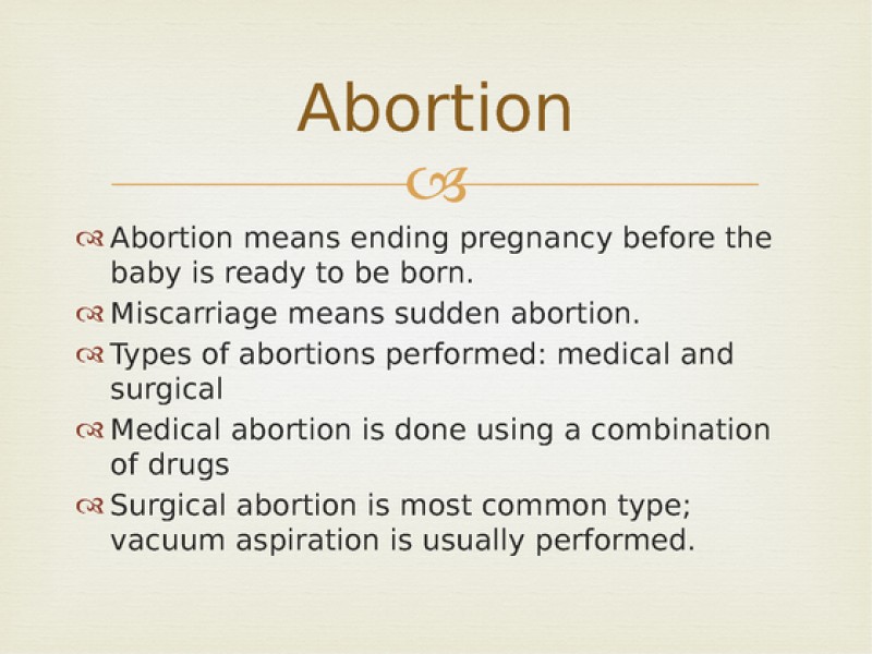 HCS 335 Abortion Presentation