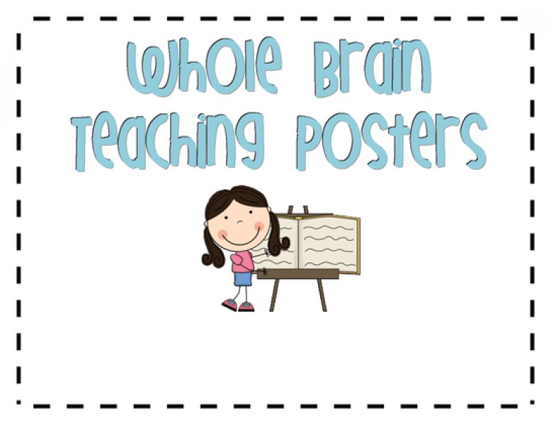  Whole Brain Teaching Posters with ClipArt