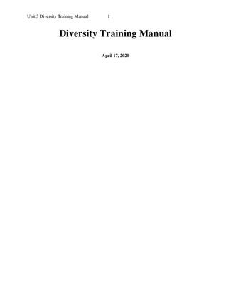 unit 3   training manual   gift