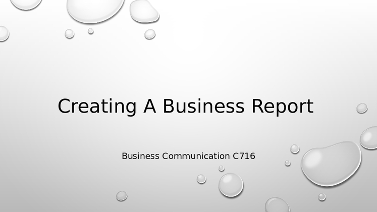 Business Communication Task 2A