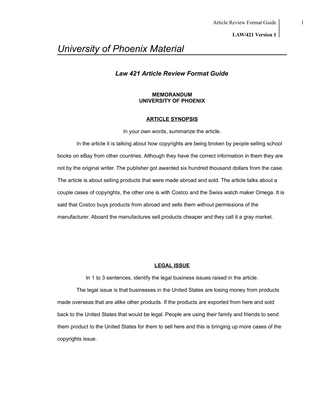 how to write an article for law journal