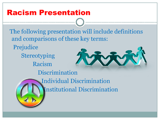 Racism PowerPoint Presentation Individual Assignment Week 3