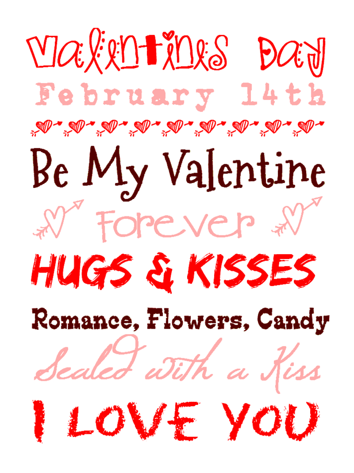 Printable Valentines Printable for site   bright