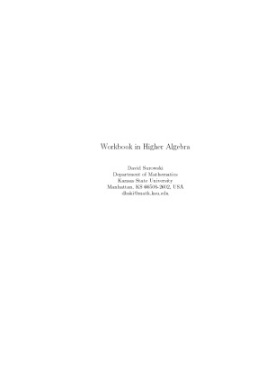 Higher Algebra eBook