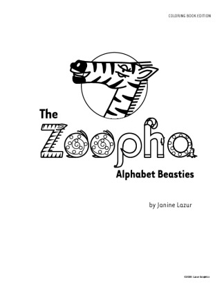 The Zoopha Alphabet Beasties  Animal Characters from Aa to Zz  ...