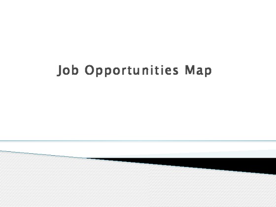HRM 240 Week 5 CheckPoint Job Opportunities Map
