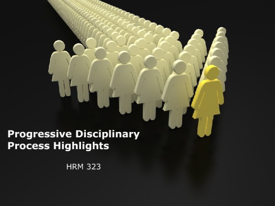 HRM 323 Week 4 Individual Assignment Disciplinary Process Presentation