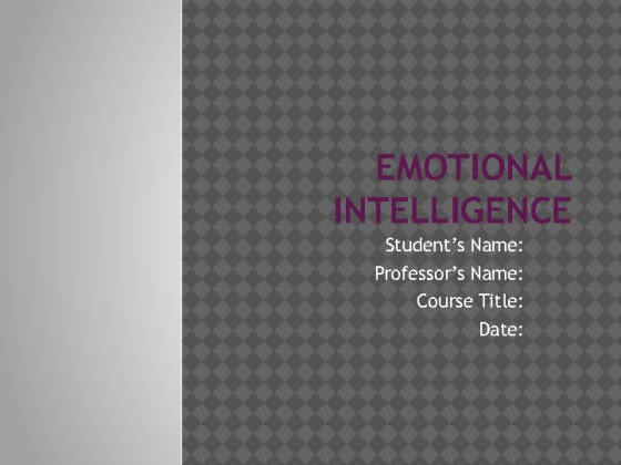 Assignment 1 Emotional Intelligence and Effective Leadership Imagine...