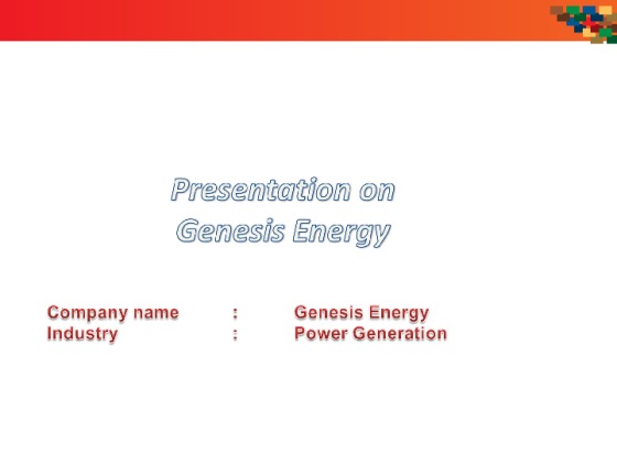 Assignment 4 External Financing Genesis Energys newly established...