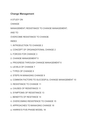 Change Management paper