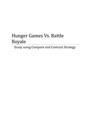 Compare and Contrast Strategy