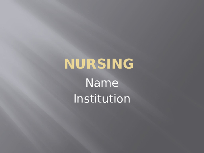 Develop a philosophy that supports advanced nursing practice reflecting...