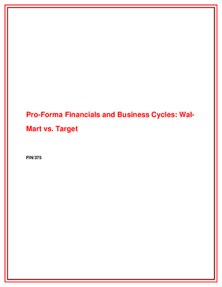 FIN 375 Week 3 Pro Forma and Business Cycle Research Paper (1)