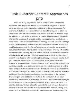 JXT2 Task 3 Task 3 Learner Centered  (1)