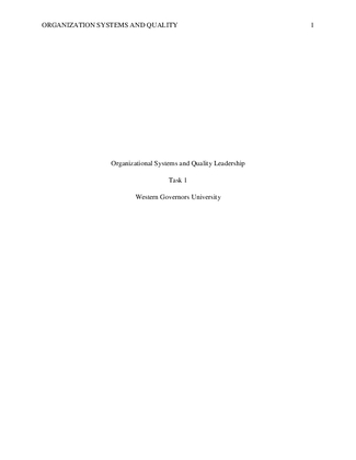Organizational Systems and Quality Leadership (1).docx